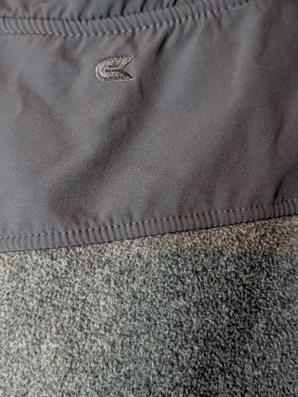 Colosseum Kids Youth Gray Fleece 1/4 Zip Pullover Jacket Outdoor Activewear